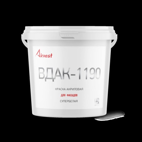Краска фасадная акриловая Аквест ВДАК-1190 Эконом