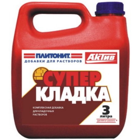 Добавка для кладочных растворов Плитонит Актив Супер Кладка