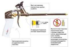 Пистолет для монтажной пены REALIST