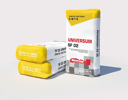 Штукатурка для плит теплоизоляции Universum SF 02