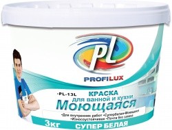 Краска латексная моющаяся износоустойчивая Профилюкс PL-13L