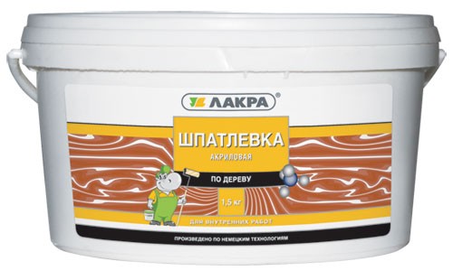 Шпатлевка по дереву Лакра