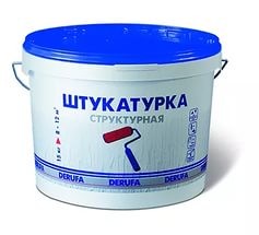 Штукатурка структурная под валик Derufa