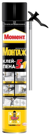 Клей-пена Момент Монтаж 5 в 1