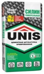 Штукатурка цементная армированная Юнис Силин Универсальная