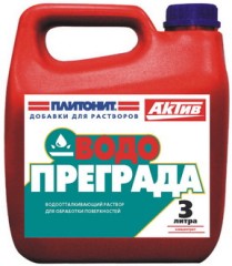 Раствор водоотталкивающий Плитонит Актив Водо Преграда