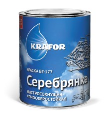 Краска серебрянка Krafor