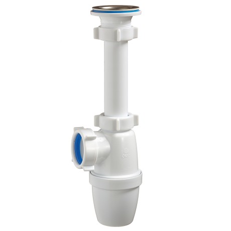 Сифон для умывальника 1 ? х 40 мм c удлиненным патрубком Orio