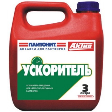 Ускоритель твердения растворов Плитонит Актив Ускоритель