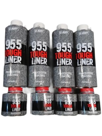 Сверхпрочное защитное покрытие Body TOUGH LINER 955 KIT SET чёрный