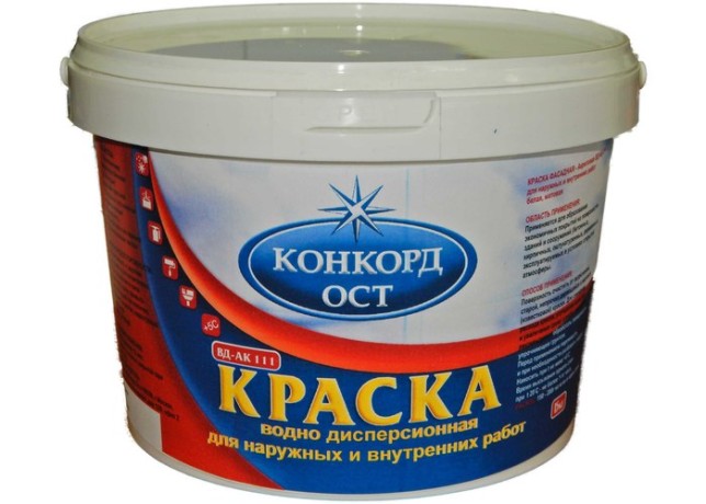 Краска для наружных и внутренних работ Конкорд Ост ВДАК - 111