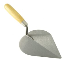 Кельма штукатура с деревянной ручкой Кедр