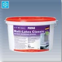 Краска моющаяся латексная матовая Pufas Matt-Latex
