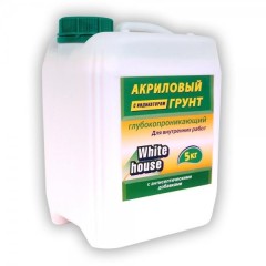 Грунтовка акриловая для внутренних работ - с индикатором White House