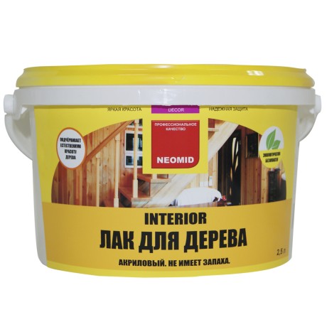Лак для дерева Neomid Interior