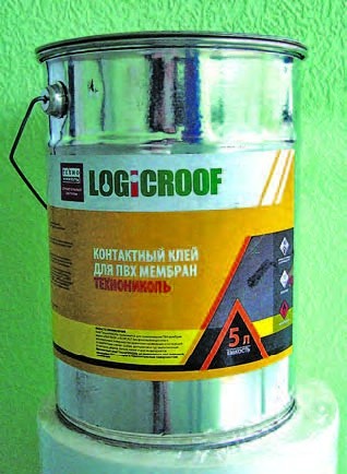 Клей контактный для ПВХ мембран ТехноНиколь Logicroof Bond