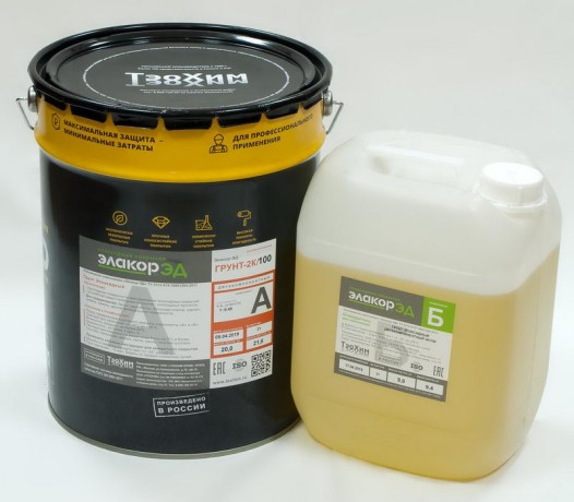 Грунт эпоксидный пропиточный Элакор-ЭД Грунт-2к/100