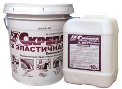 Смесь гидроизоляционная поверхностная эластичная Скрепа 2К