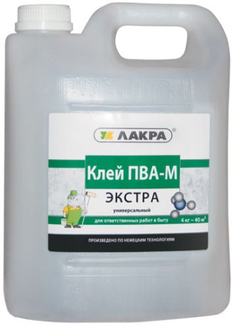 Клей ПВА-М "Экстра" универсальный Лакра