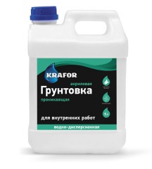 Грунтовка проникающая Krafor