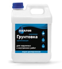 Грунтовка проникающая Krafor