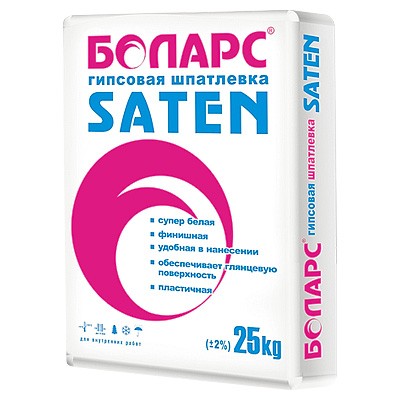 Шпаклевка гипсовая Боларс Saten