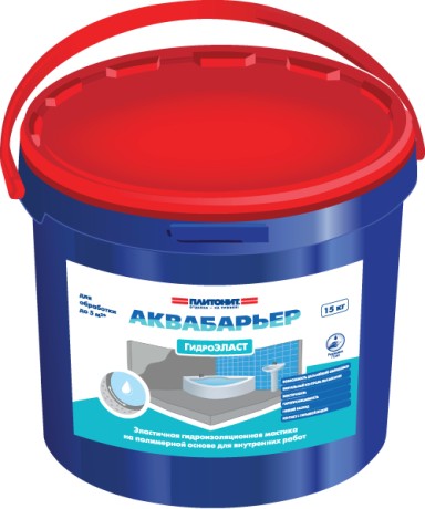 Мастика гидроизоляционная Плитонит Аква Барьер Гидро Эласт