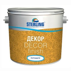 Краска декоративная Sterling Финиш-декор Перламутр ВД-АК-233