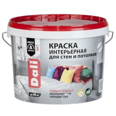Краска интерьерная для стен и потолков Dali