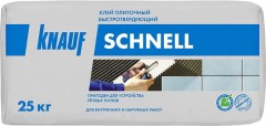 Клей плиточный быстротвердеющий КНАУФ-Шнель