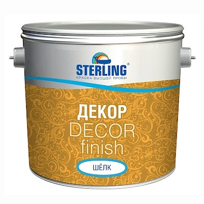Краска декоративная Sterling Финиш-декор Шелк ВД-АК-234