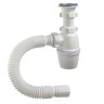 Сифон бутылочный 1-1/2" х 40, с гибкой трубой Orio
