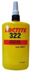 Клей прозрачный УФ-полимеризации Loctite 322