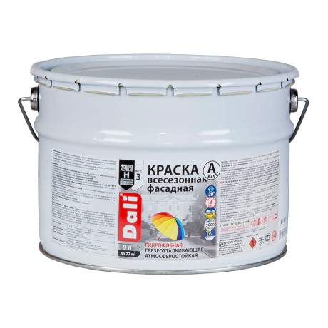 Краска фасадная всесезонная Dali