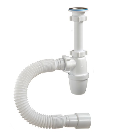 Сифон для умывальника 1 ? х 40 мм с гибкой трубой 40 х 40/50 мм Orio