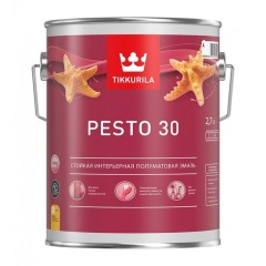Эмаль полуматовая интерьерная Тиккурила Евро Песто 30