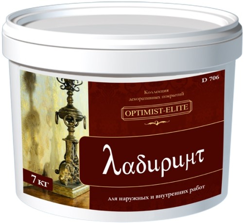 Покрытие декоративное Оптимист Элит D706 "Лабиринт