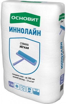 Стяжка легкая Основит Иннолайн Т-43
