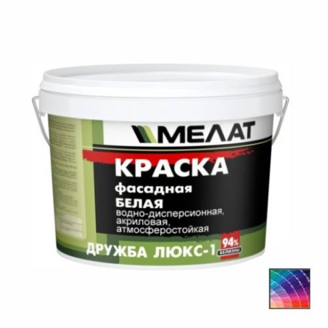 Краска фасадная Мелат Дружба Люкс-1