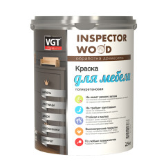 Краска для мебели полиуретановая полуматовая ВГТ
