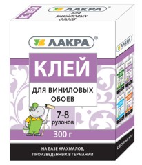 Клей для виниловых обоев Лакра