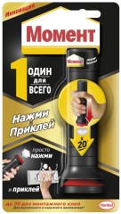 Клей монтажный Момент Монтаж Один для всего Нажми и Приклей