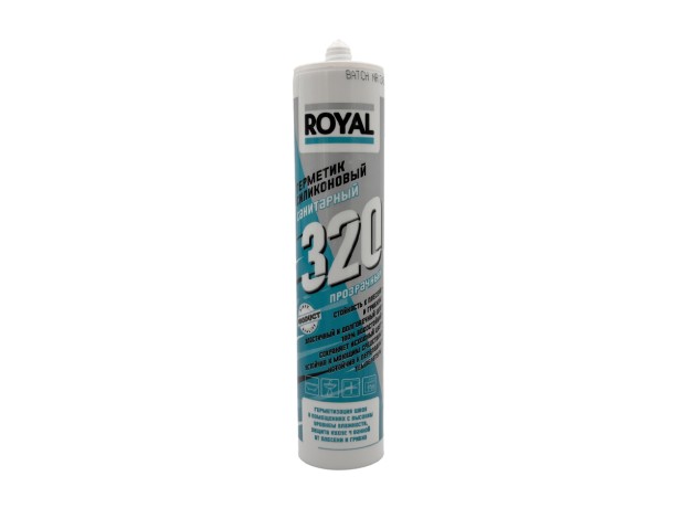 Герметик силиконовый санитарный ROYAL 320
