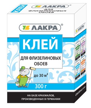 Клей для флизелиновых обоев Лакра