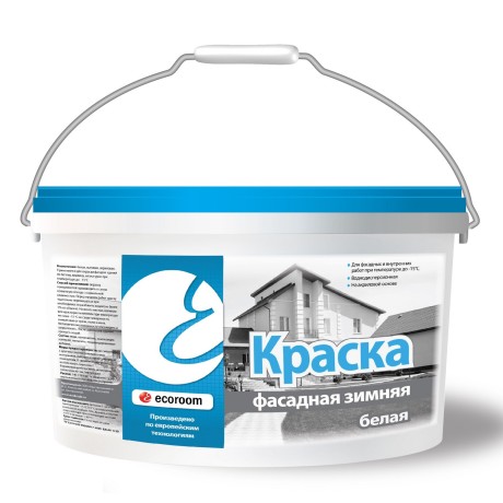 Краска фасадная зимняя Ecoroom C-6