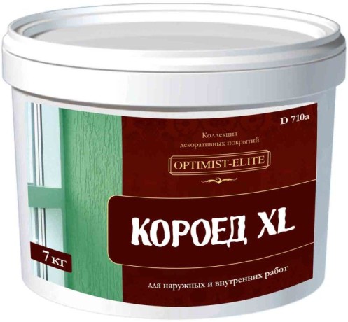 Покрытие декоративное Оптимист Элит D710 a "Короед XL"