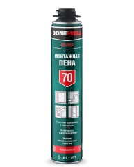 Пена монтажная профессиональная всесезонная Donewell 70