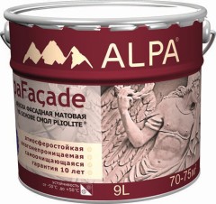 Краска фасадная плиолитовая Alpa Facade