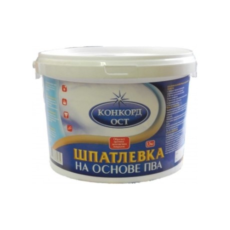 Шпатлёвка на основе ПВА Конкорд Ост