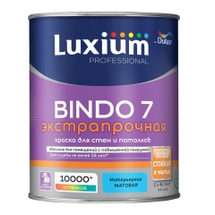 Краска экстрапрочная латексная матовая Luxium [Dulux] Professional Bindo-7